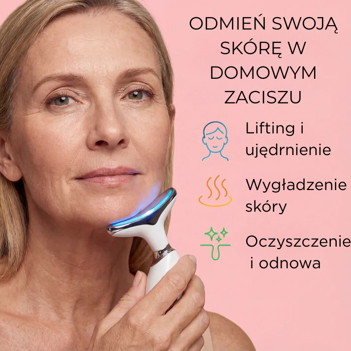 Lumi-Care urządzenie do liftingu skóry LED 7w1 - obrazek 2