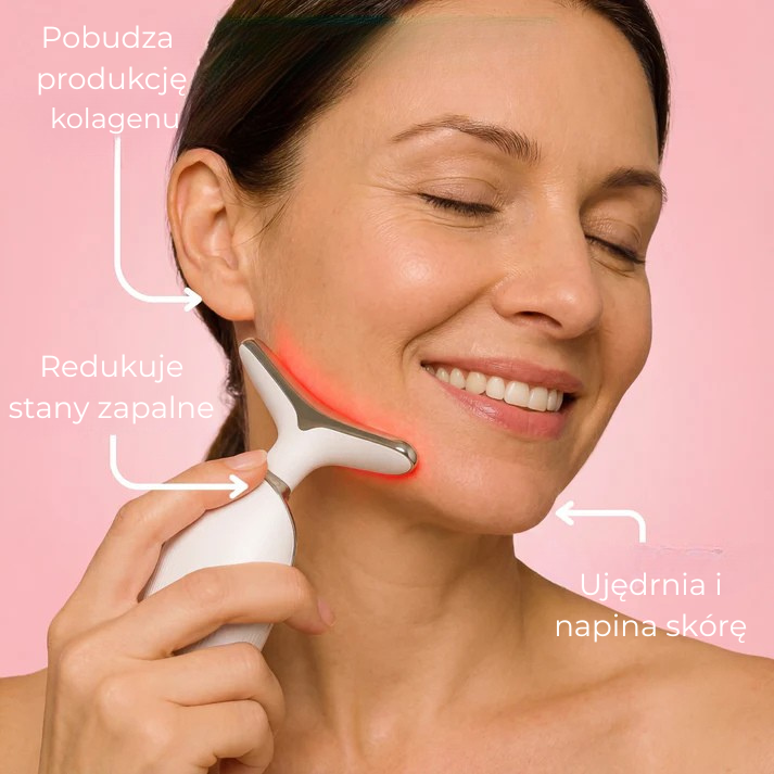 Lumi-Care urządzenie do liftingu skóry LED 7w1 - obrazek 4
